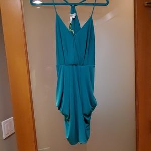 BCBG teal dress